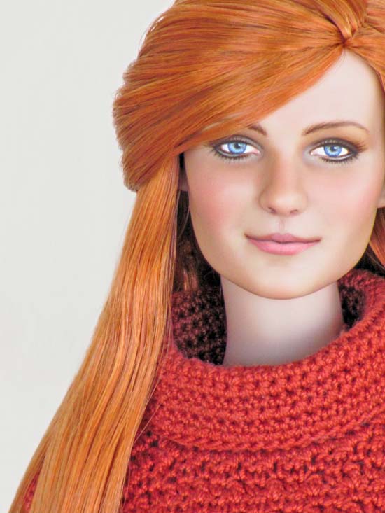 Repainted Tonner Mary Jane from Spider Man